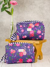 Charger l'image dans la galerie, Trousse de toilette Vivre d'amour violet