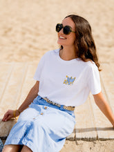 Charger l'image dans la galerie, Le t-shirt brodé Colombe ciel