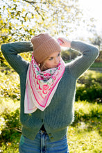 Charger l'image dans la galerie, Le grand foulard Vivre d'amour écru