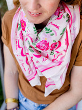 Charger l'image dans la galerie, Le grand foulard Vivre d'amour écru