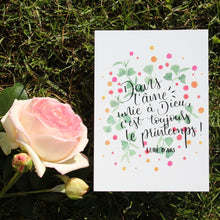 Charger l'image dans la galerie, Carte le printemps du Saint curé d'Ars