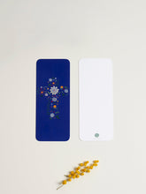Charger l'image dans la galerie, Signet Croix Passiflore bleu