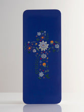 Charger l'image dans la galerie, Signet Croix Passiflore bleu