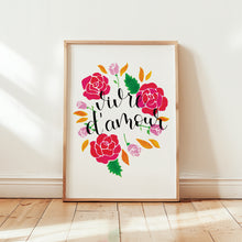 Charger l'image dans la galerie, Affiche Vivre d'Amour