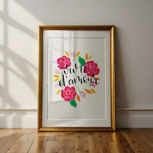 Charger l'image dans la galerie, Affiche Vivre d'Amour