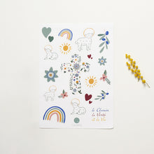 Charger l'image dans la galerie, Planche de 20 stickers religieux Passiflore