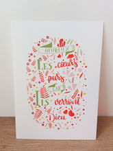 Charger l'image dans la galerie, Carte Béatitude : heureux les cœurs purs