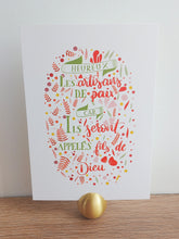 Charger l'image dans la galerie, Carte Béatitude : les artisans de paix