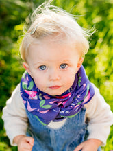 Charger l'image dans la galerie, Le grand foulard Vivre d'amour violet