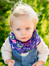 Charger l'image dans la galerie, Le grand foulard Vivre d'amour violet