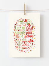 Charger l'image dans la galerie, Carte Béatitude : heureux les persécutés pour la justice