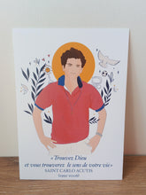 Charger l'image dans la galerie, Carte Saint Carlo Acutis