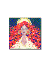 Charger l'image dans la galerie, Carte carrée "Fille de Sion" Louise Groux