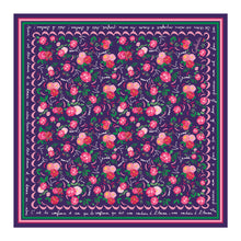 Charger l'image dans la galerie, Le grand foulard Vivre d'amour violet