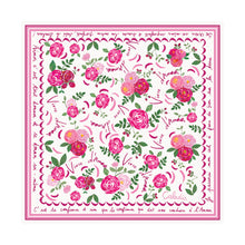 Charger l'image dans la galerie, Le petit foulard Vivre d'amour écru