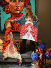 Charger l'image dans la galerie, Le foulard "Fille de Sion" Louise Groux X Caladia