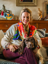 Charger l'image dans la galerie, Le foulard "Fille de Sion" Louise Groux X Caladia