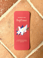 Charger l'image dans la galerie, Signet baptême colombe - Ézéchiel 36:25