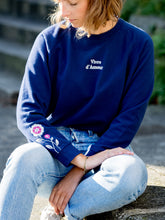 Charger l'image dans la galerie, Le sweat Thérèse marine