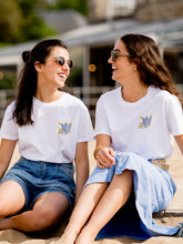 Charger l'image dans la galerie, Le t-shirt brodé Colombe ciel