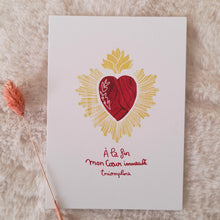 Charger l'image dans la galerie, Carte Coeur Immaculé de Marie