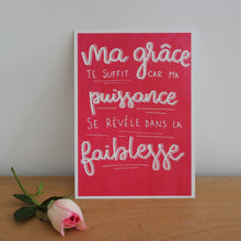 Charger l'image dans la galerie, Carte verset Ma grâce te suffit - Corinthien 12:9