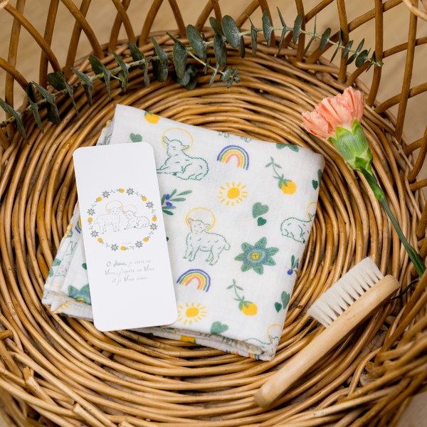 Coffret Naissance agneaux – Lange & Signet