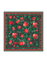 Charger l'image dans la galerie, Le grand foulard Vivre d'amour vert
