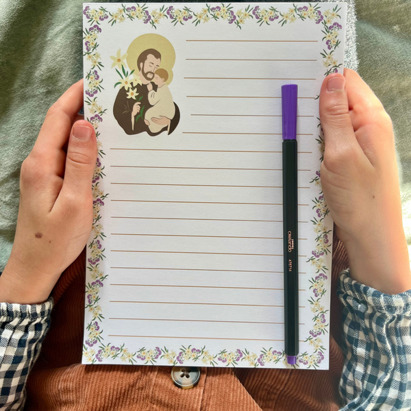 Papier à lettres Saint Joseph- A5- 50 feuilles
