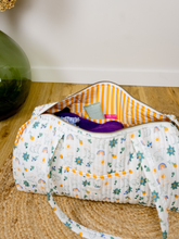 Charger l'image dans la galerie, Le sac week-end Caladia – motif Passiflore Agneaux
