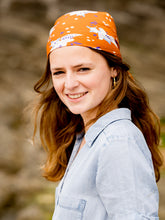 Charger l&#39;image dans la galerie, Le grand foulard Ancolie caramel
