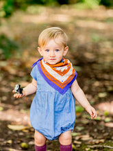 Charger l&#39;image dans la galerie, Le grand foulard Ancolie caramel
