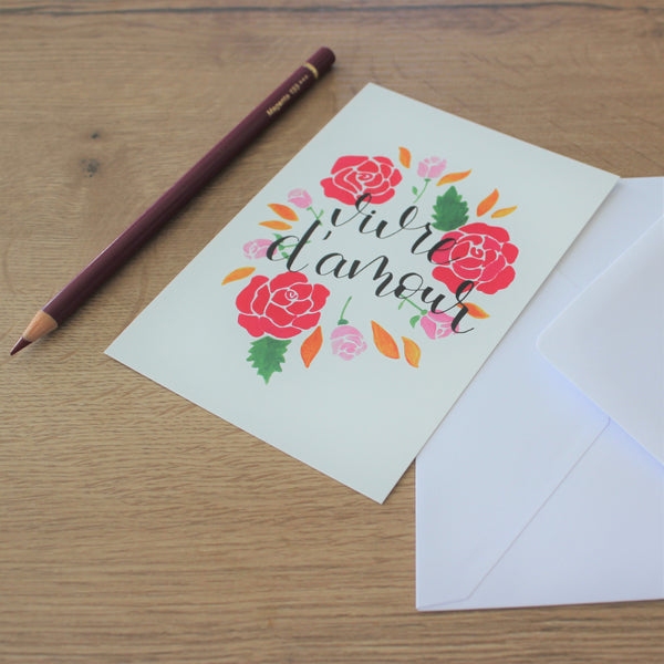 Carte Vivre d'Amour-Sainte Thérèse