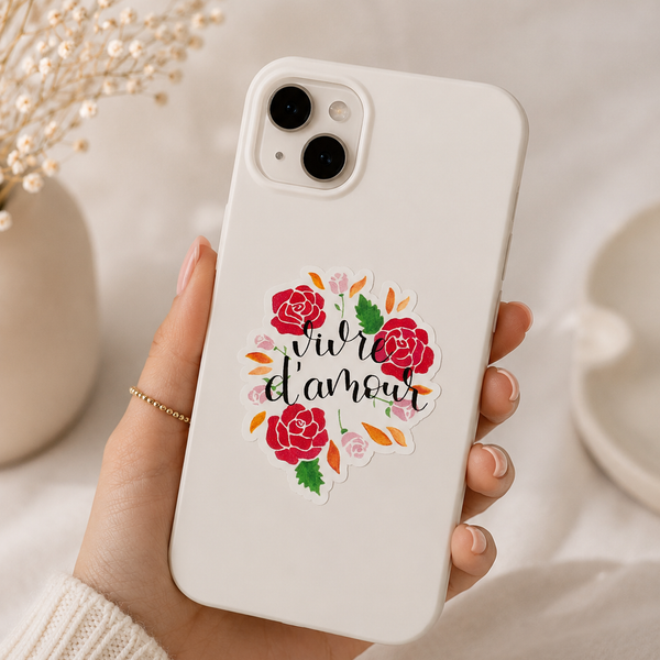 Sticker « Vivre d'amour » – Sainte Thérèse de Lisieux
