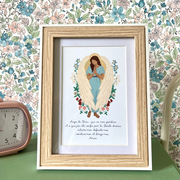 Carte prière ange gardien