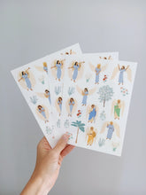 Charger l&#39;image dans la galerie, Planche de 21 stickers religieux Anges
