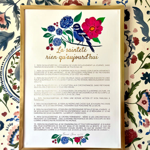 Décalogue de la Sérénité - Prière de Saint Jean XXIII