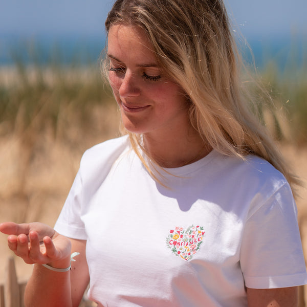 Le t-shirt brodé Confiance