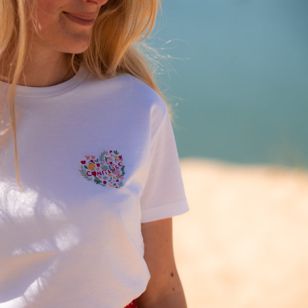 Le t-shirt brodé Confiance