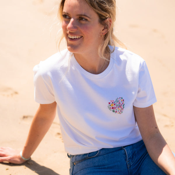 Le t-shirt brodé Confiance