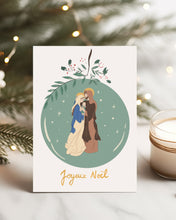 Charger l'image dans la galerie, Carte de Noël "Joyeux Noël"- Illustration Boule de Noël
