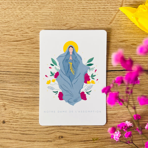 Lot de 7 cartes Marie