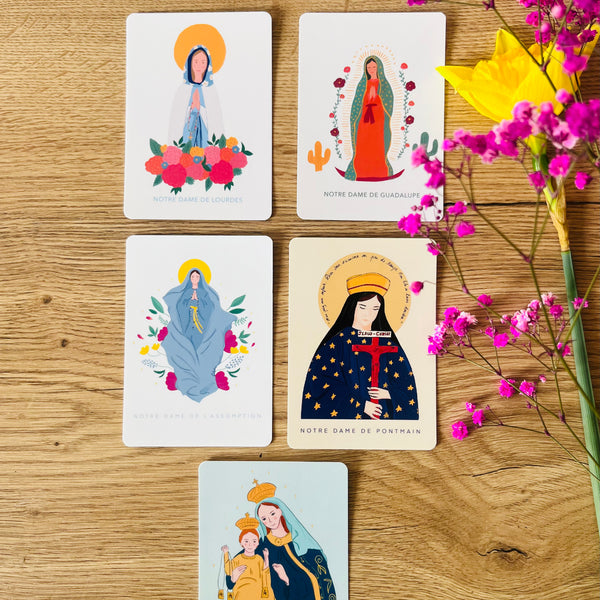 Petite carte Notre de Dame de Guadalupe