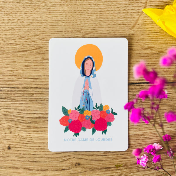 Lot de 7 cartes Marie