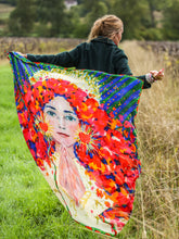 Charger l&#39;image dans la galerie, Le foulard &quot;Fille de Sion&quot; Louise Groux X Caladia
