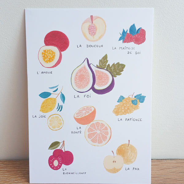 Carte Fruits de l'Esprit Saint