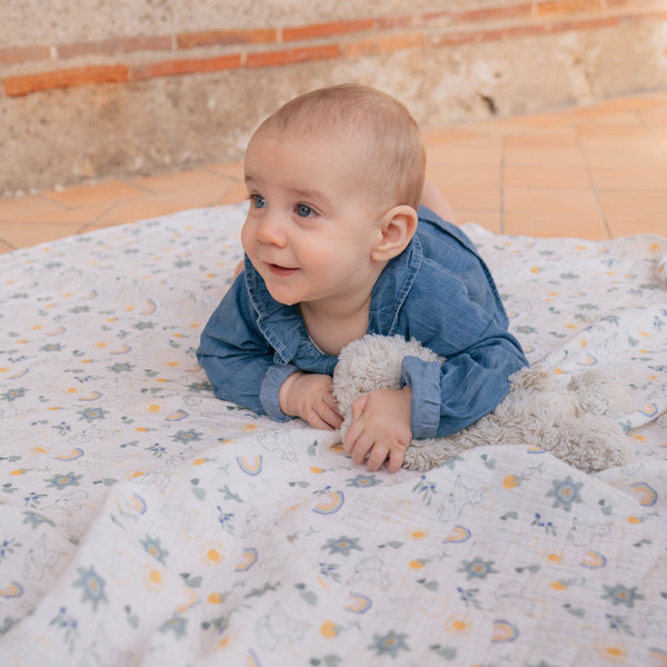 Le maxi lange Passiflore