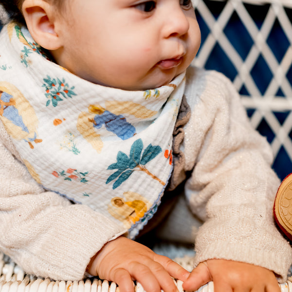 Petit foulard festonné - Anges