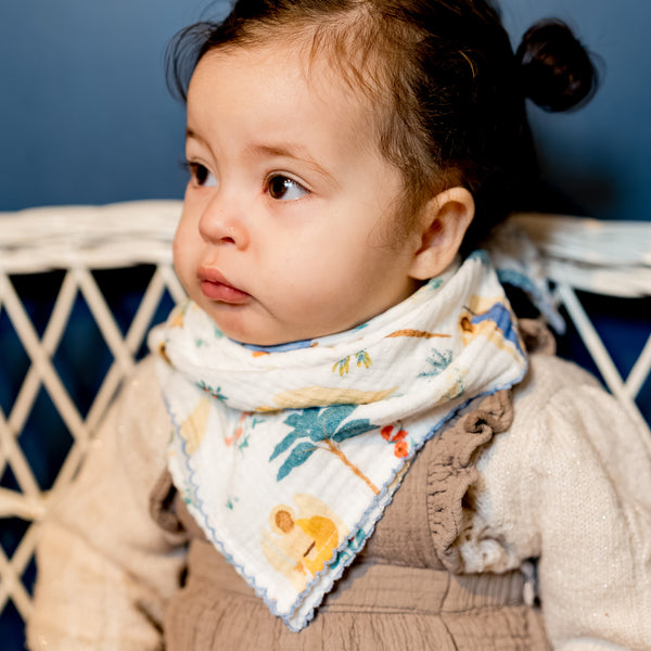 Petit foulard festonné - Anges