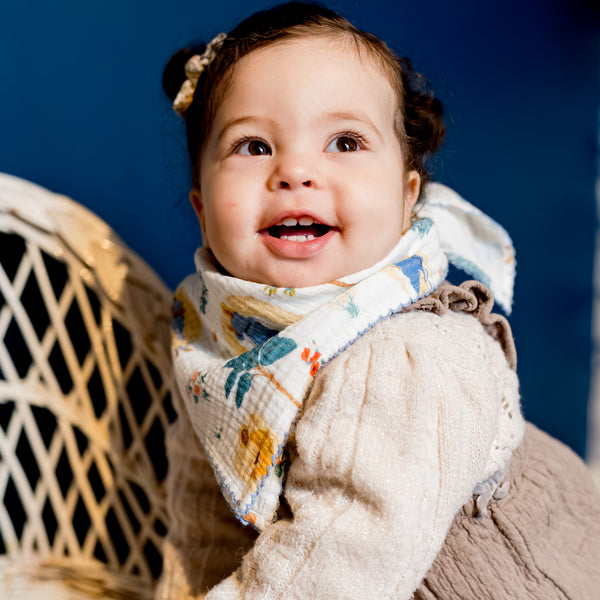 Petit foulard festonné - Anges